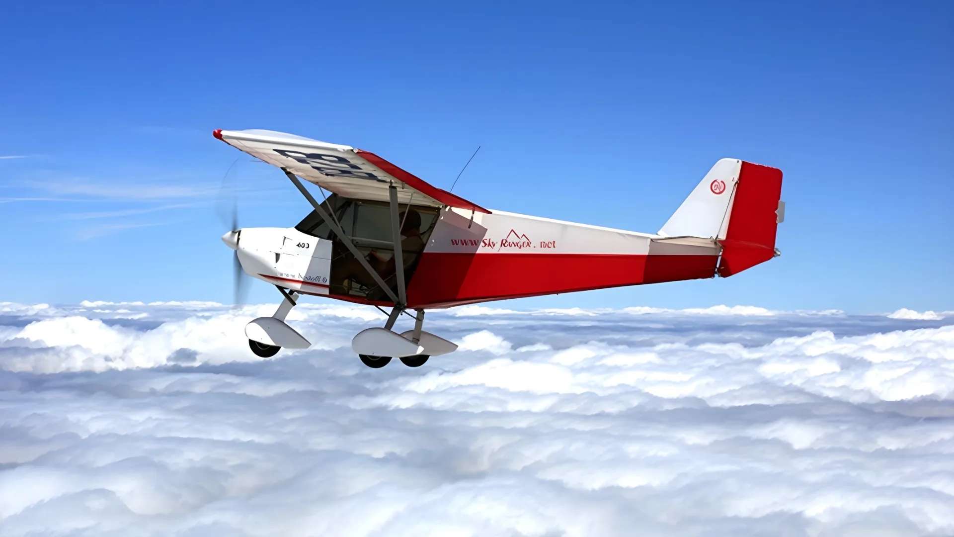 Microlight Flying at Jakkur Aerodrome